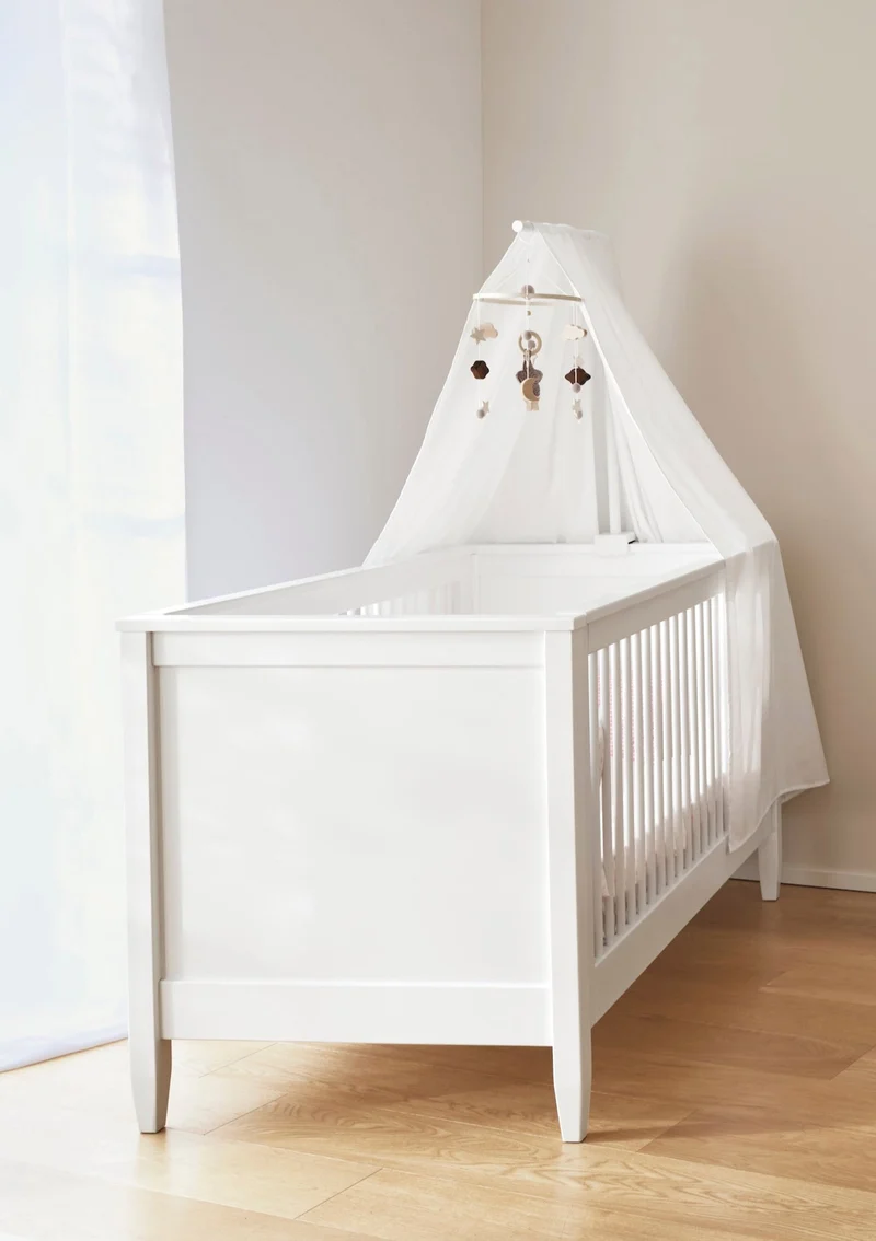 Babybett weiß 140 x 70 cm
