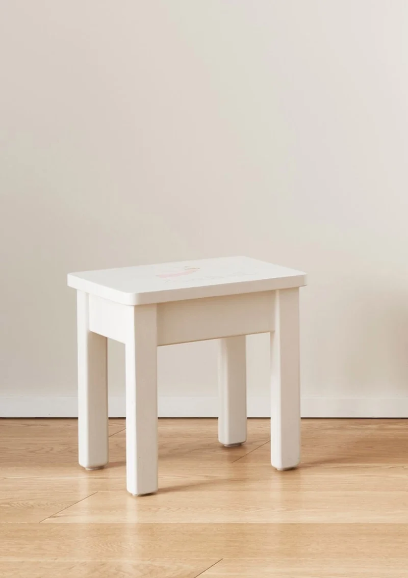 Kinderhocker weiß