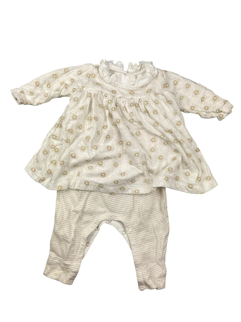 Petit Bateau Strampler mit Kleid 68 | 06m