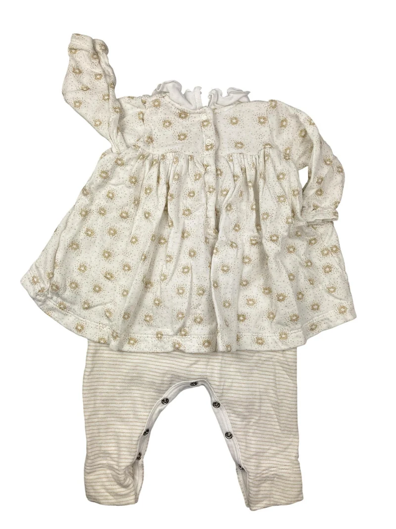 Petit Bateau Strampler mit Kleid 68 | 06m