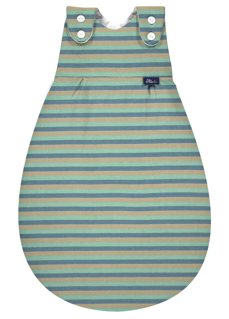 Alvi Baby-Mäxchen 2.5 TOG Außensack „Cornstripe“ – Babyschlafsack außen | Größen 74/80 | Neu | Last Season reduziert bei Tildi