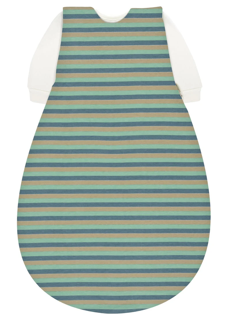 Alvi Baby-Mäxchen 3-teilig – Ganzjahresschlafsack „Cornstripe“ (2.5 TOG) | Größe 80/86 | Last Season