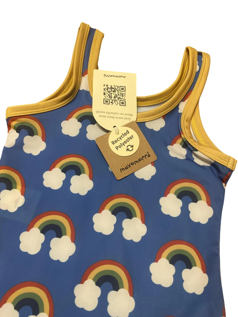 Maxomorra Regenbogen Badeanzug 86/92