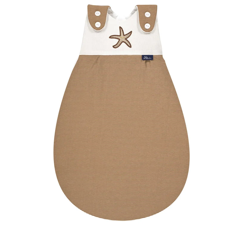 Alvi Baby-Mäxchen Außensack „Organic Starfish“ – Babyschlafsack außen | Größen 80 & 86 | Neu | Last Season reduziert bei Tildi