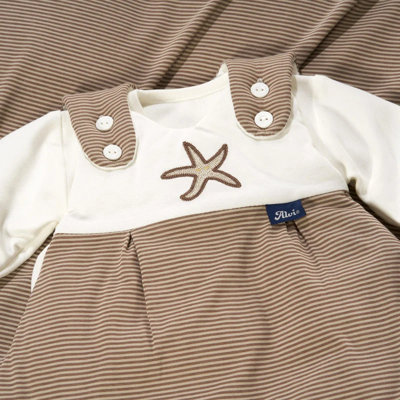 Alvi Baby-Mäxchen Außensack „Organic Starfish“ – Babyschlafsack außen | Größen 80 & 86 | Neu | Last Season reduziert bei Tildi