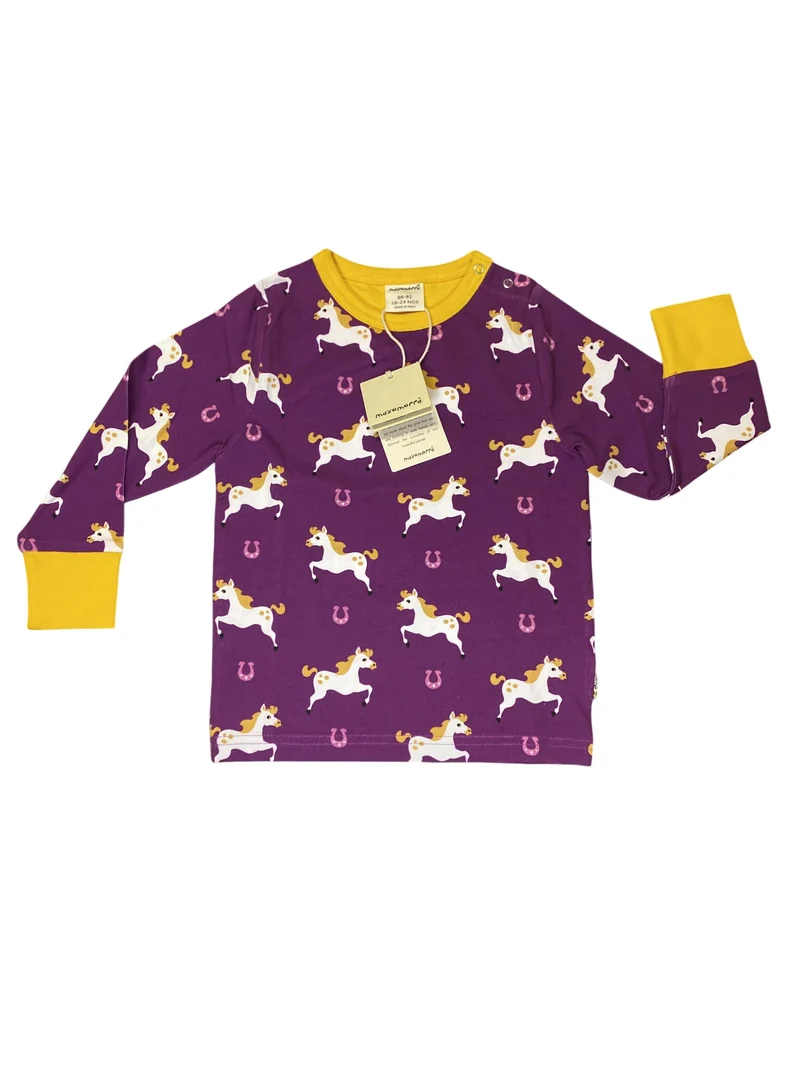 Maxomorra Longsleeve Pferde 86/92