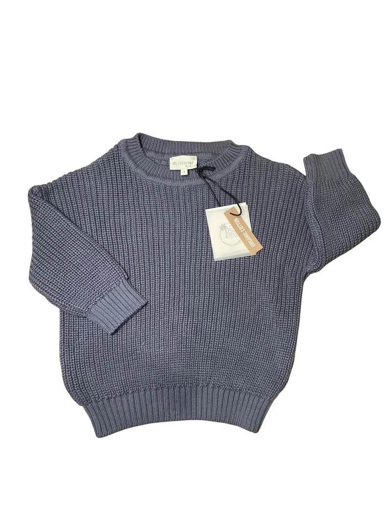Blossom Kids Blue Jumper 104 | 4yrs