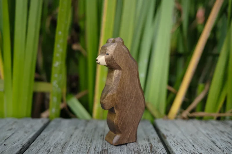 HolzWald Bär klein Holzfigur