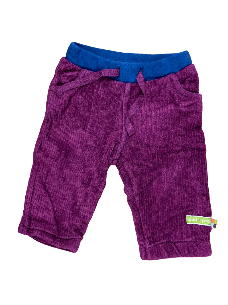 loud + proud Cordhose 62/68