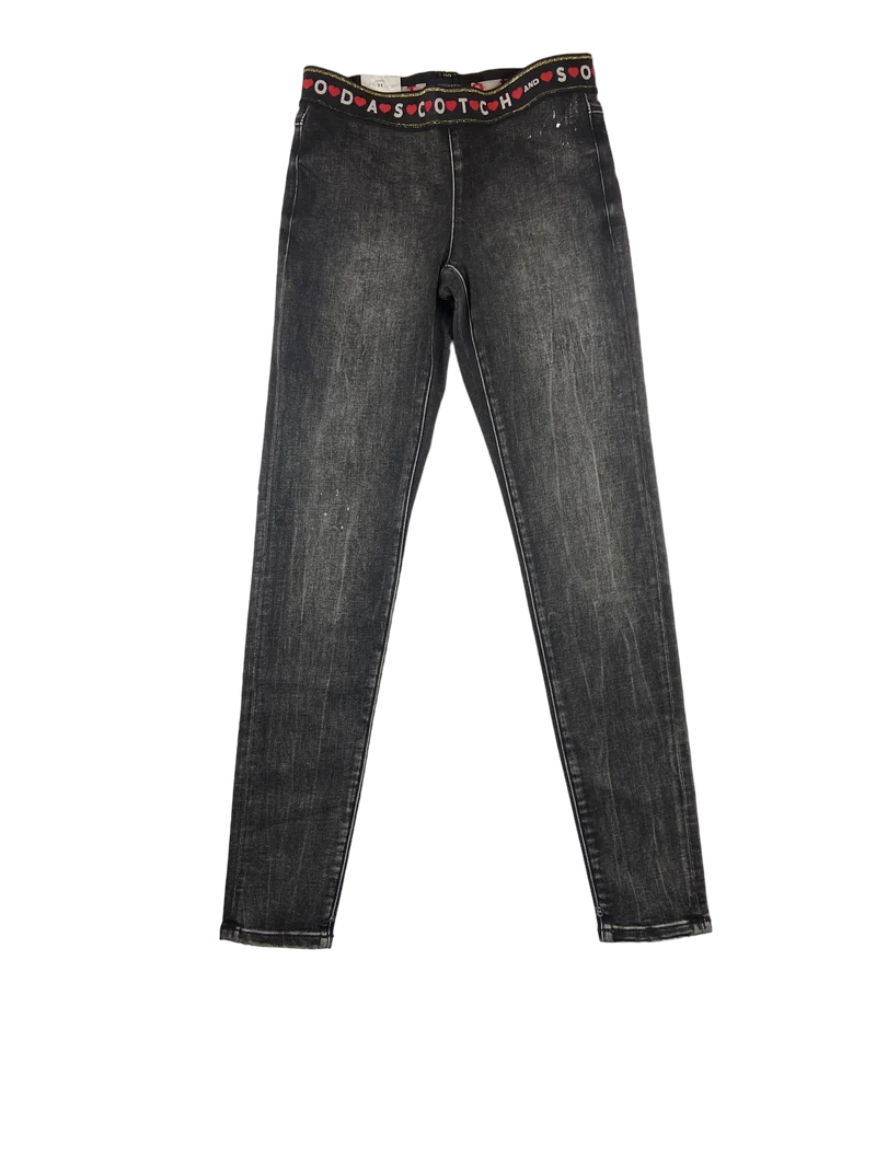 SCOTCH & SODA Jegging Le Flex / Super Skinny mit Glitzer Bund 164 | 14yrs