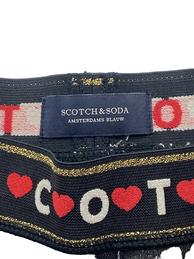 SCOTCH & SODA Jegging Le Flex / Super Skinny mit Glitzer Bund 164 | 14yrs