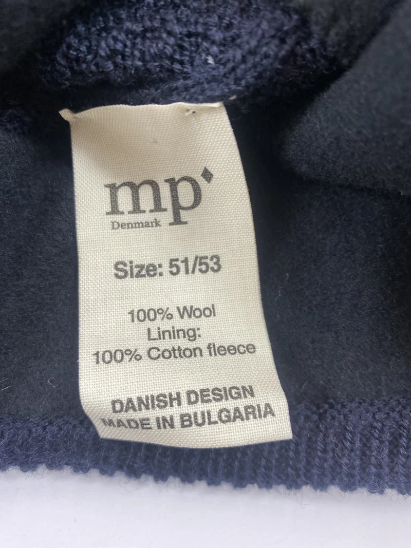 MP Denmark Mütze aus Wolle 51-53 cm Kopfumfang