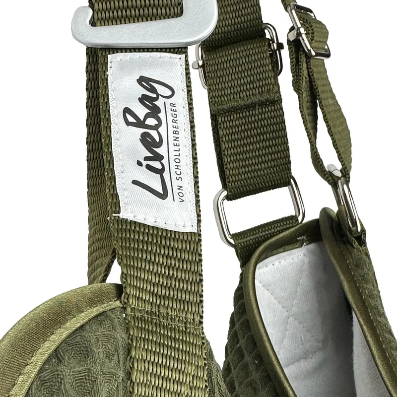Livebag Trage mit Nieten Tragetasche ab Geburt