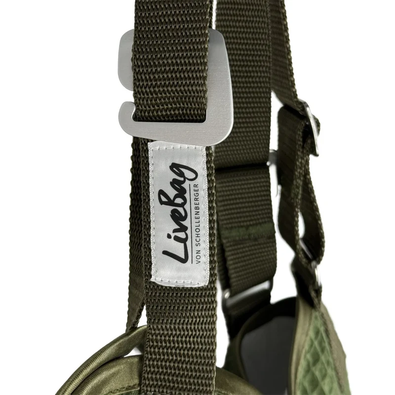 Livebag Trage mit Nieten Tragetasche ab Geburt