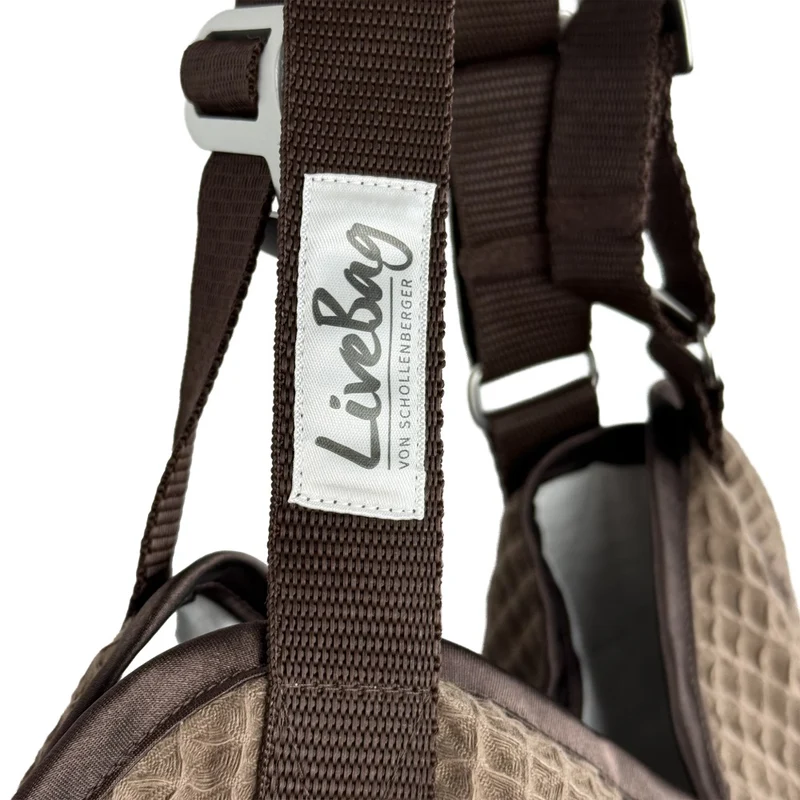 Livebag Trage mit Nieten Tragetasche ab Geburt