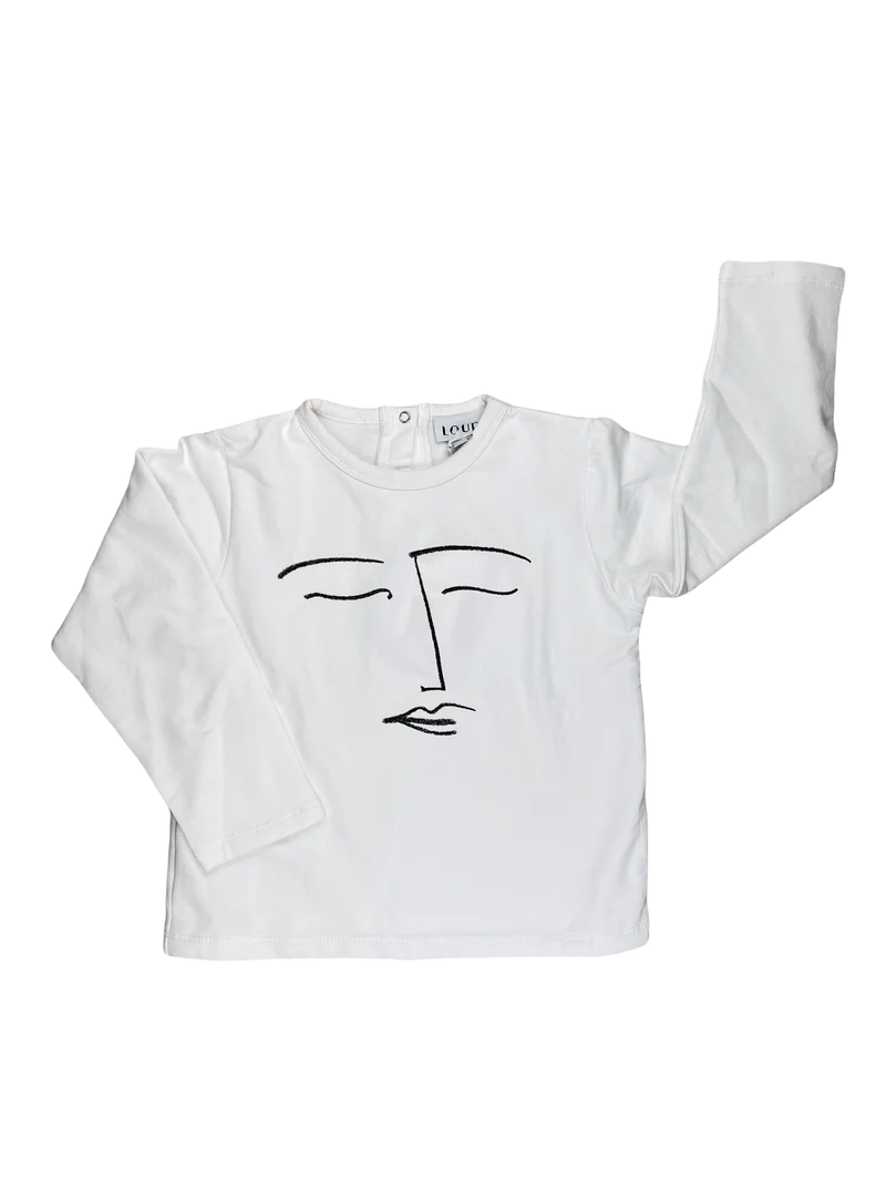 Loup Shirt Gesicht 104 & 116