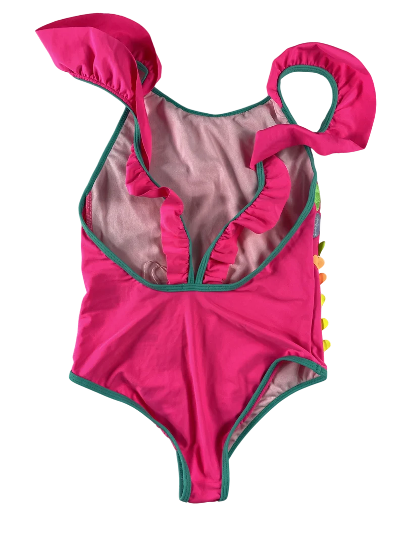 Neon Badeanzug mit glitzerndem Aufdruck Billieblush 152 | 12yrs