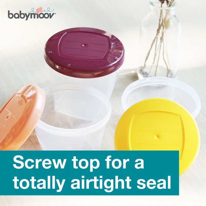 Babymoov Babybols Food Container 120ml (Set of 4)