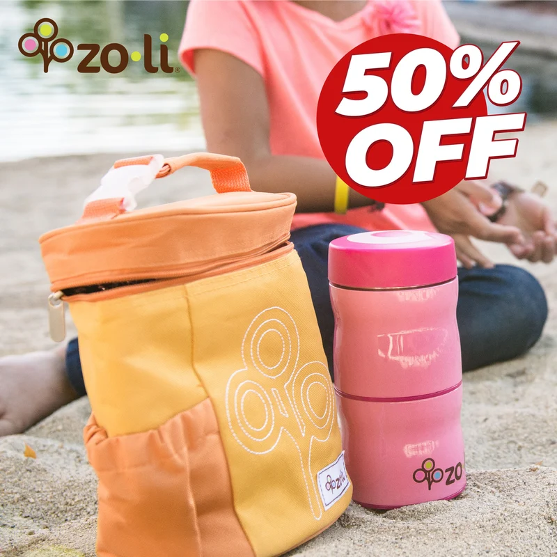 ZoLi POW THIS & THAT Pink Modular Vacuum Insulated Stackable Food Containers
