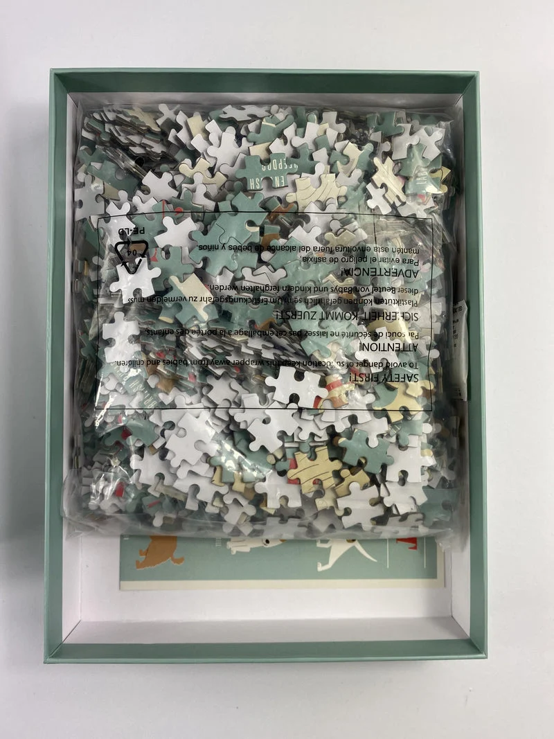 Rex London Puzzle 1000 Teile Hundealphabet auf Französisch