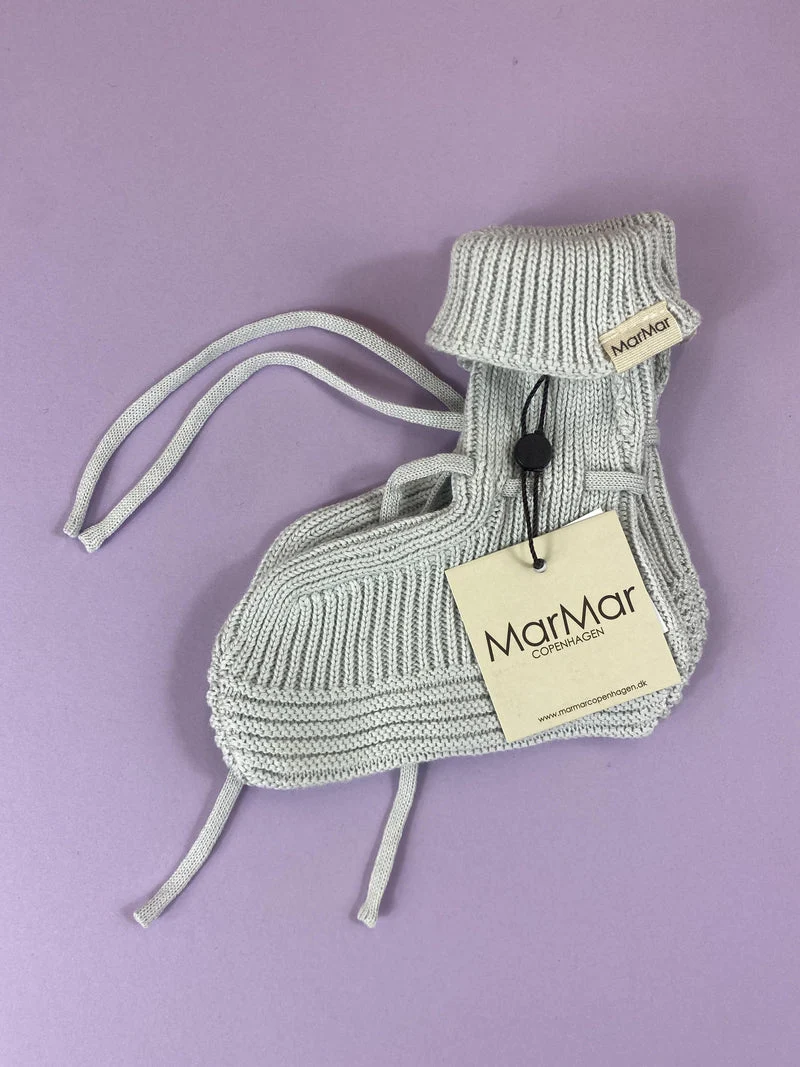 MarMar Copenhagen Cotton Strick-Überschuhe / Babysöckchen 68/74