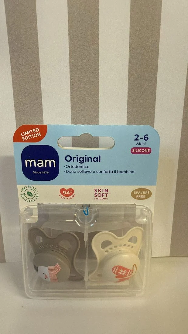 MAM Original smoczek uspokajający x2 2-6m edycja zimowa