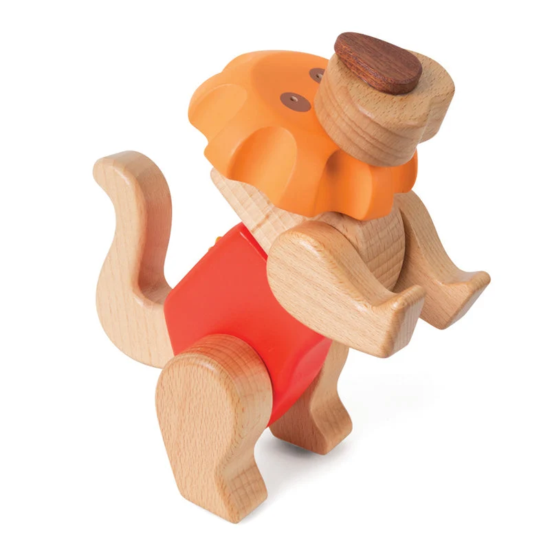 small foot Kreativ-Bausatz Löwe Holzspielzeug