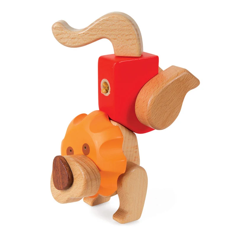 small foot Kreativ-Bausatz Löwe Holzspielzeug