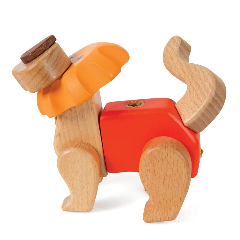 small foot Kreativ-Bausatz Löwe Holzspielzeug