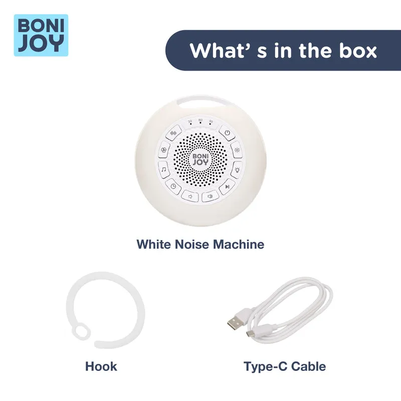 BONIJOY WHITE NOISE MAKER- Your Ultimate Companion for Restful Nights and Serene Days