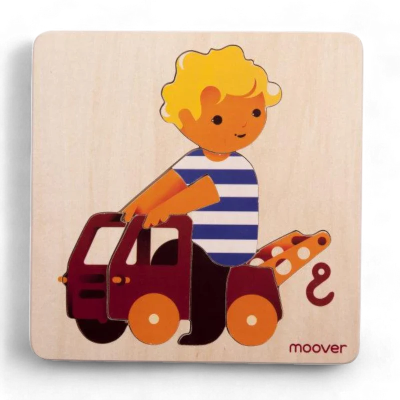 MOOVER - Puzzle Baby Lastwagen / Baby Truck Puzzle