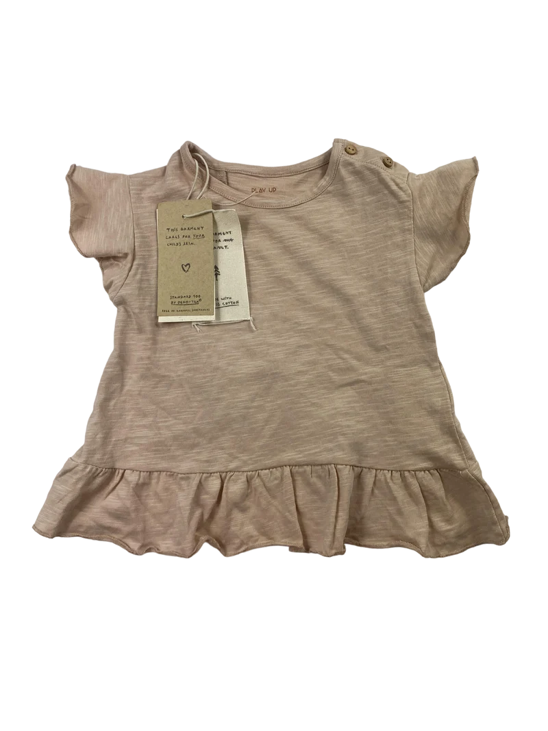 Play Up T-Shirt mit Raffung 68 | 06m