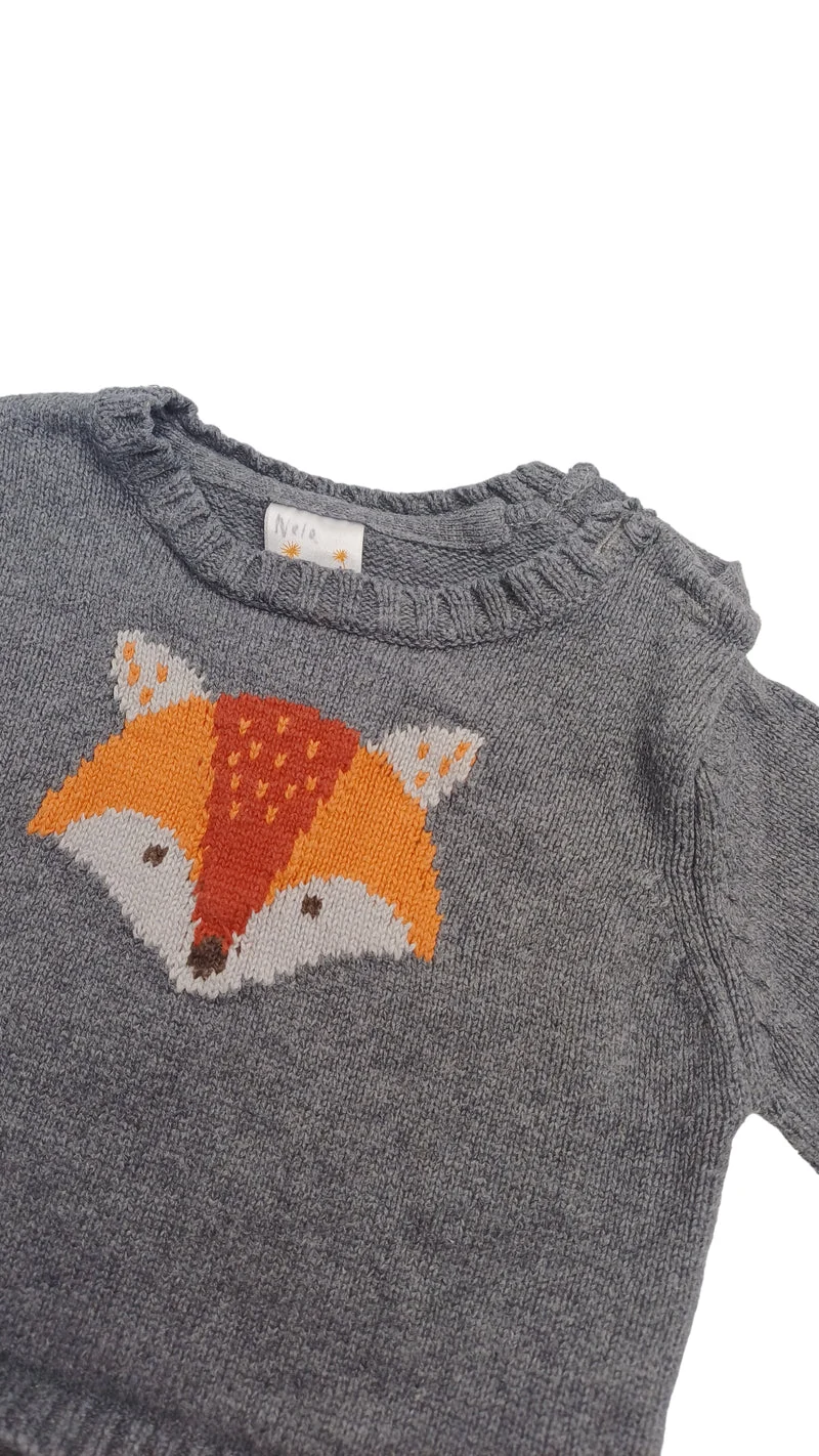 Pusblu Pullover mit Fuchs 62