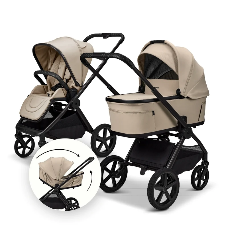 MOON GIO Fold Kombikinderwagen inkl. Träumeland Matratze