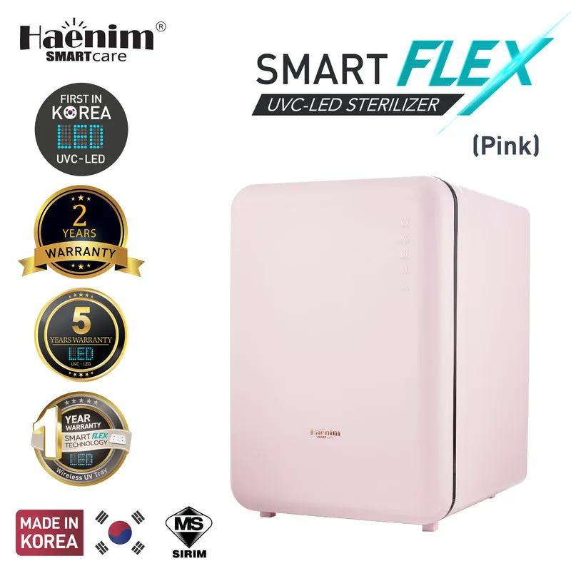 HAENIM F5 SMART FLEX UV-C LED ELECTRIC STERILIZER(PINK)