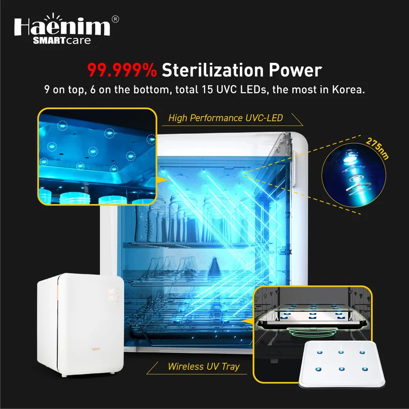 HAENIM F5 SMART FLEX UV-C LED ELECTRIC STERILIZER(BEIGE)