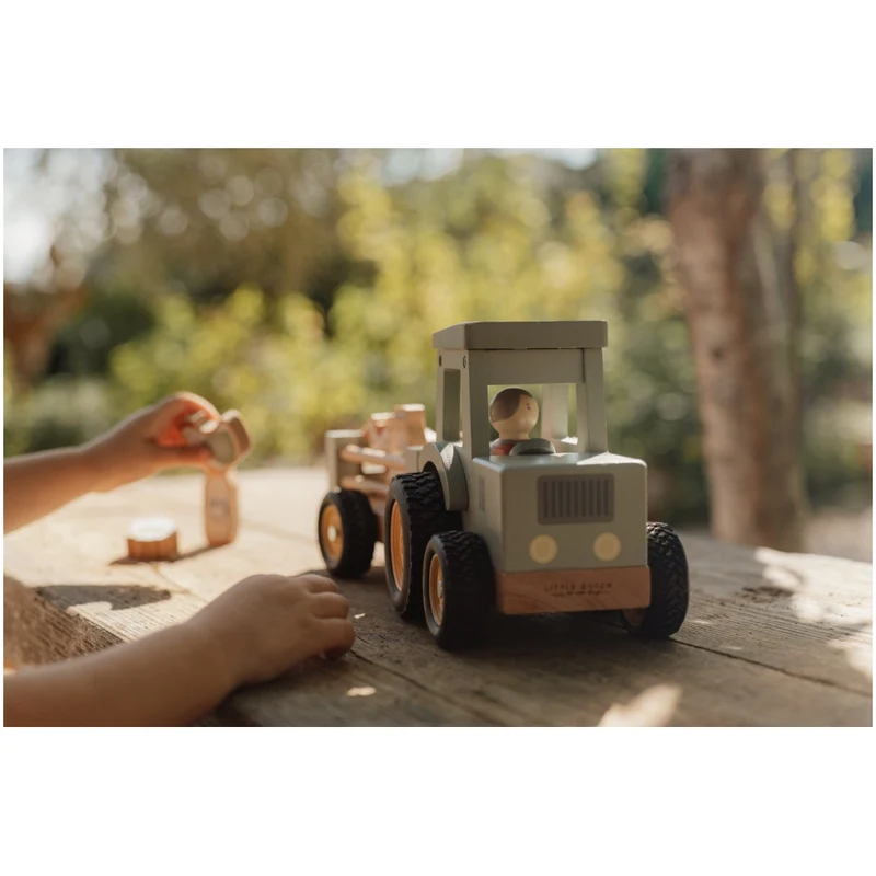 Little Dutch Traktor m. Anhänger Little Farm