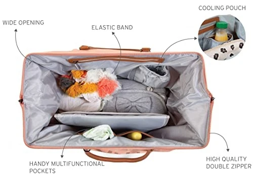 CHILDHOME Mommy Bag torba dla mamy z matą do przewijania
