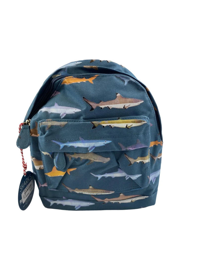 Rex London Kindergarten Rucksack mit Haimuster Einheitsgröße