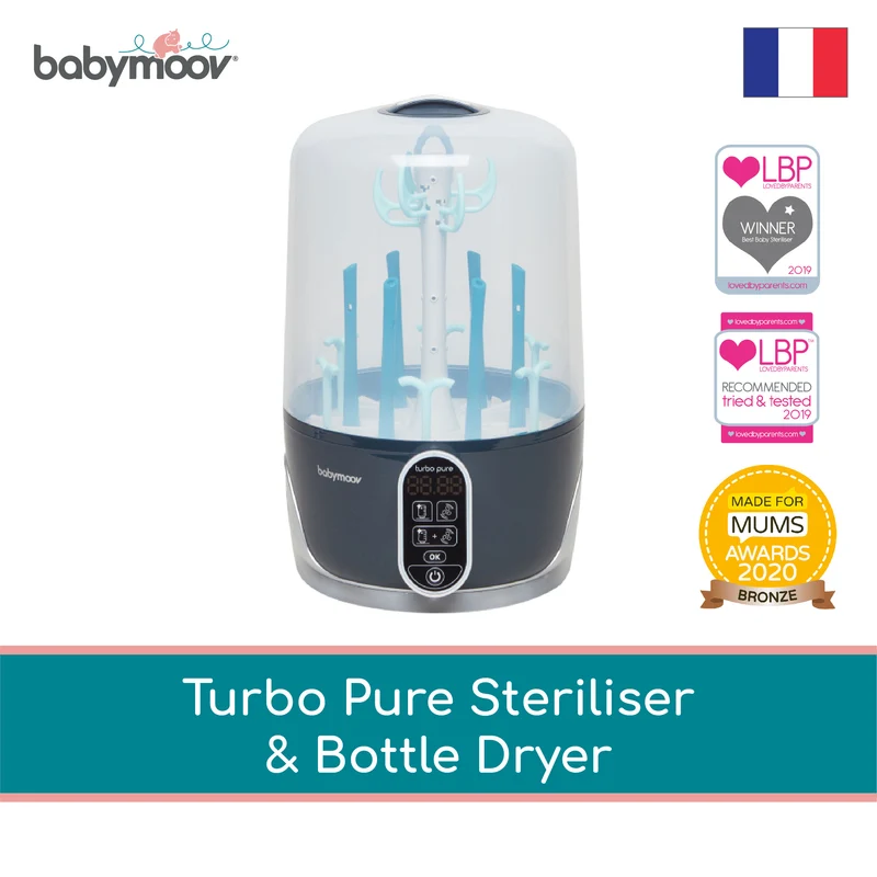 Babymoov Turbo Pure Steriliser and Bottle Dryer with HEPA Technology