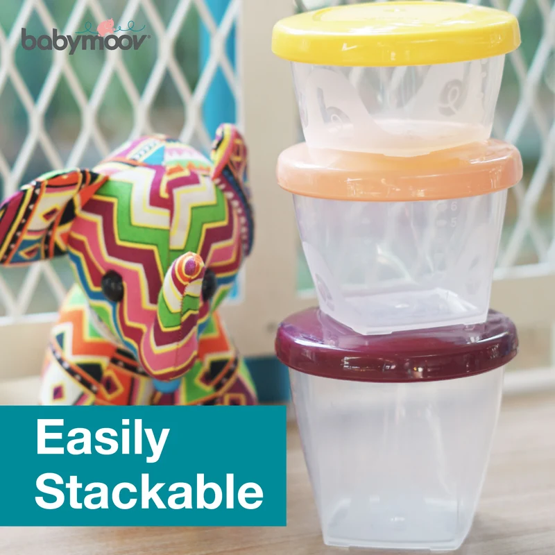 Babymoov Babybols Food Container 250ml (Set of 6)
