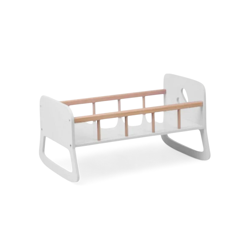 MOOVER LINE Puppenbett Weiß | Holz | Ab 18 Monate | Neu – Last Season | Passende Bettwäsche bei Tildi
