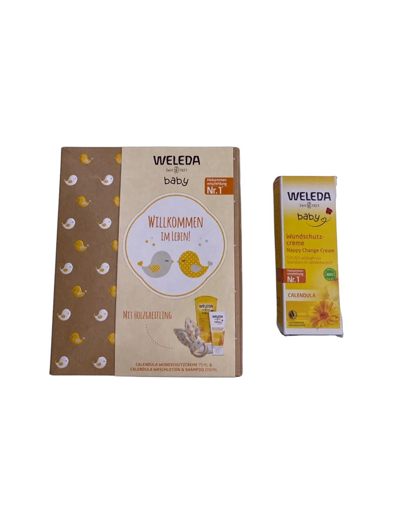 Weleda 1 x Waschlotion. & Schampoo und 2 x Wundschutzcreme OneSize