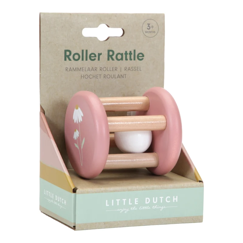 Little Dutch Holzrassel Roller Wild Flower