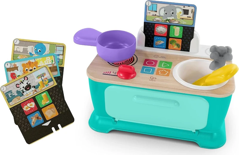 BABY EINSTEIN Hape kuchenka dotykowa 200 dźwięków i fraz w 4 językach