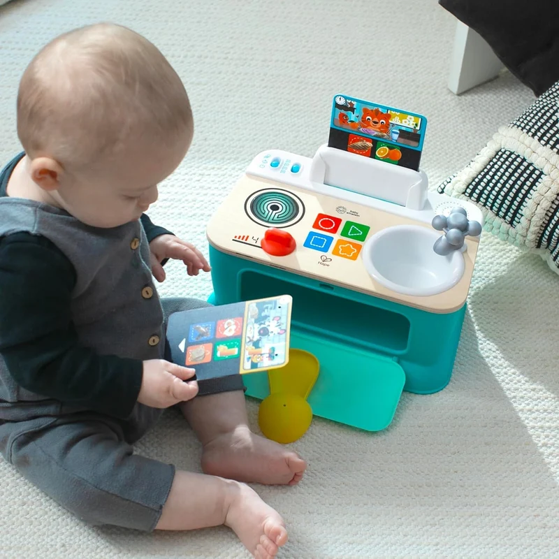 BABY EINSTEIN Hape kuchenka dotykowa 200 dźwięków i fraz w 4 językach