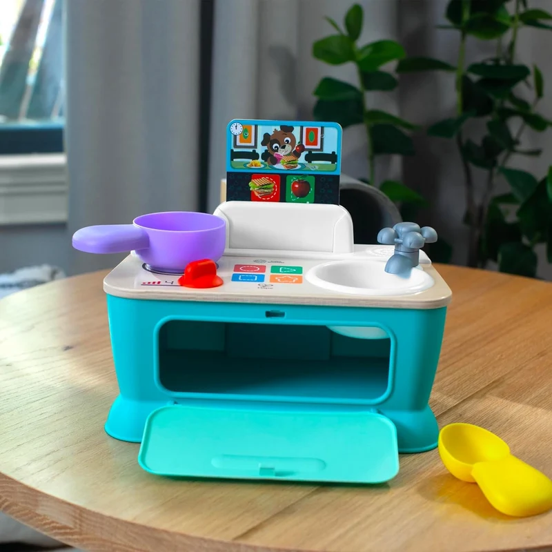 BABY EINSTEIN Hape kuchenka dotykowa 200 dźwięków i fraz w 4 językach