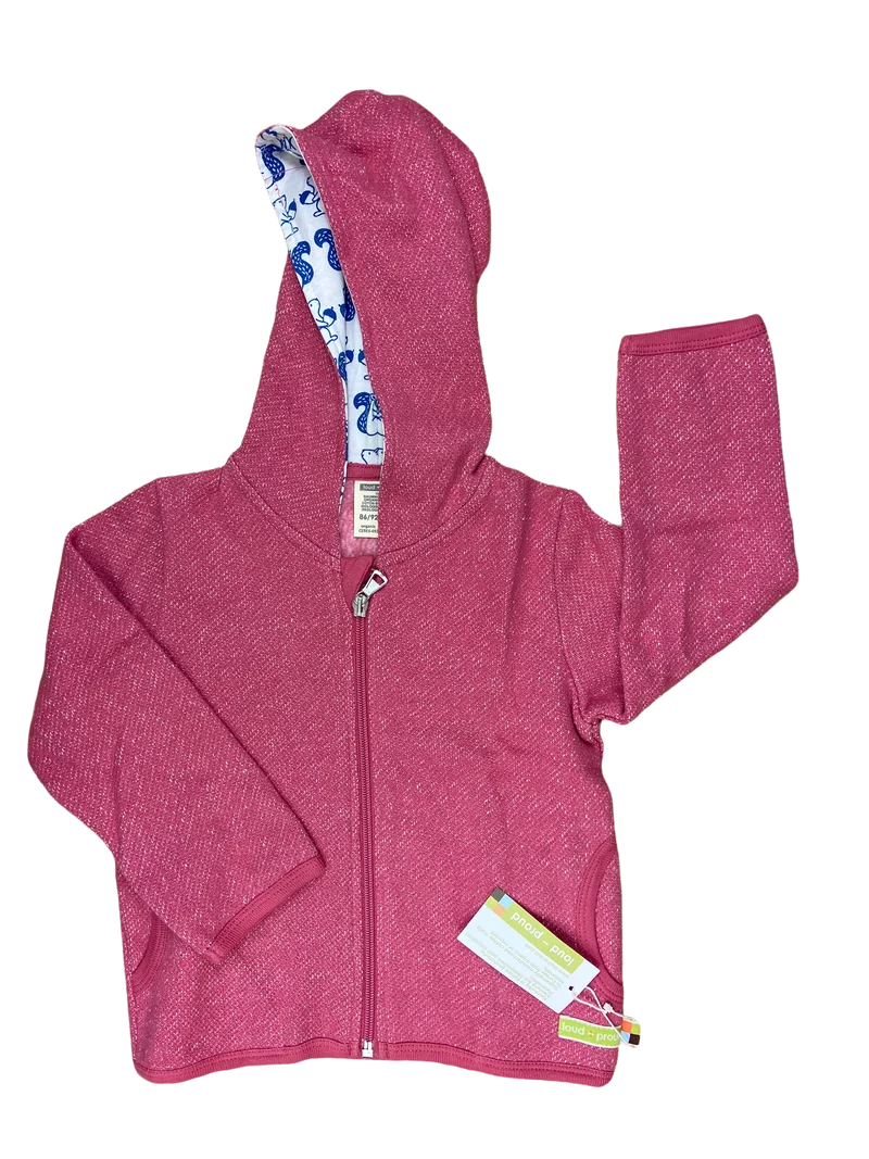 Loud + Proud Kapuzenjacke neu 74/80 & 86/92