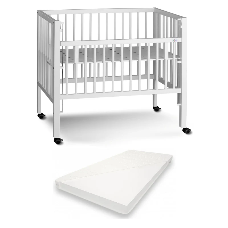 tiSsi Beistellbett MAXI Boxspring 90x50cm Liegefläche BUNDLE