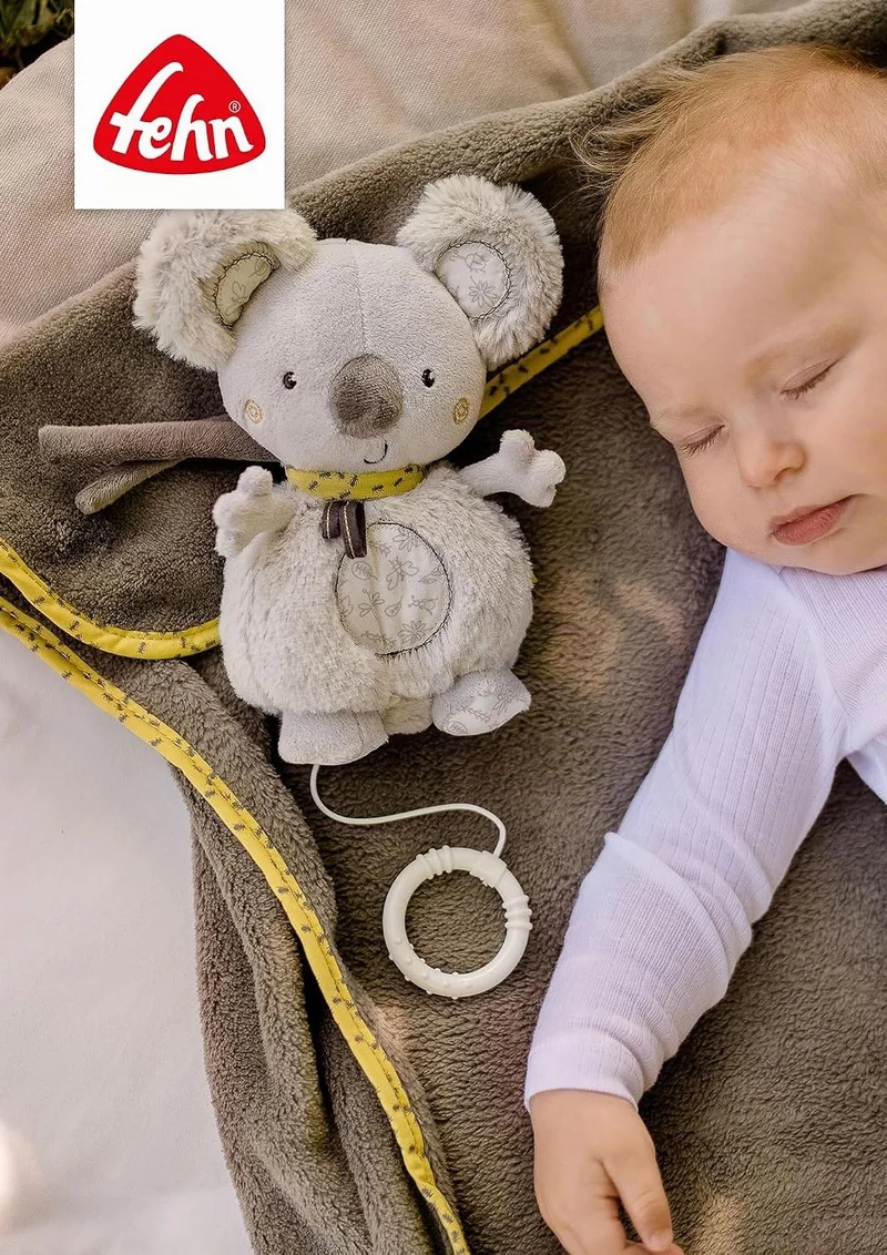FEHN Australia pluszowa zawieszka z pozytywką Mozart "Kołysanka" KOALA 20 cm
